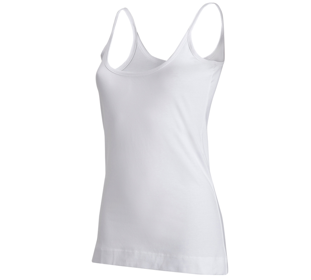 e.s. Spaghetti-Top cotton stretch, Damen