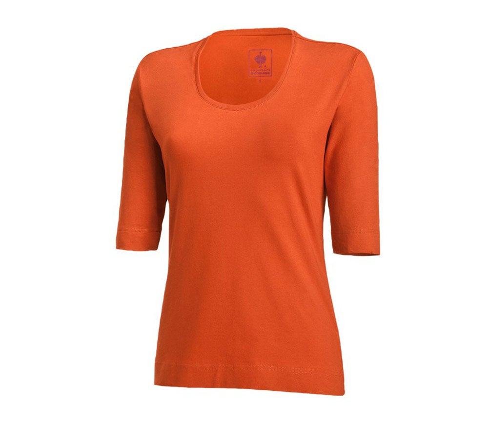 e.s. Shirt 3/4-Arm cotton stretch, Damen