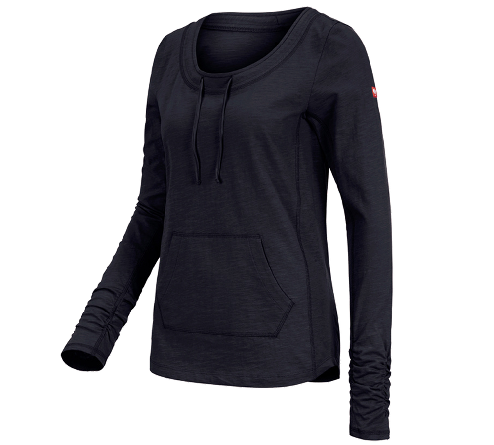 e.s. Longsleeve cotton slub, Damen