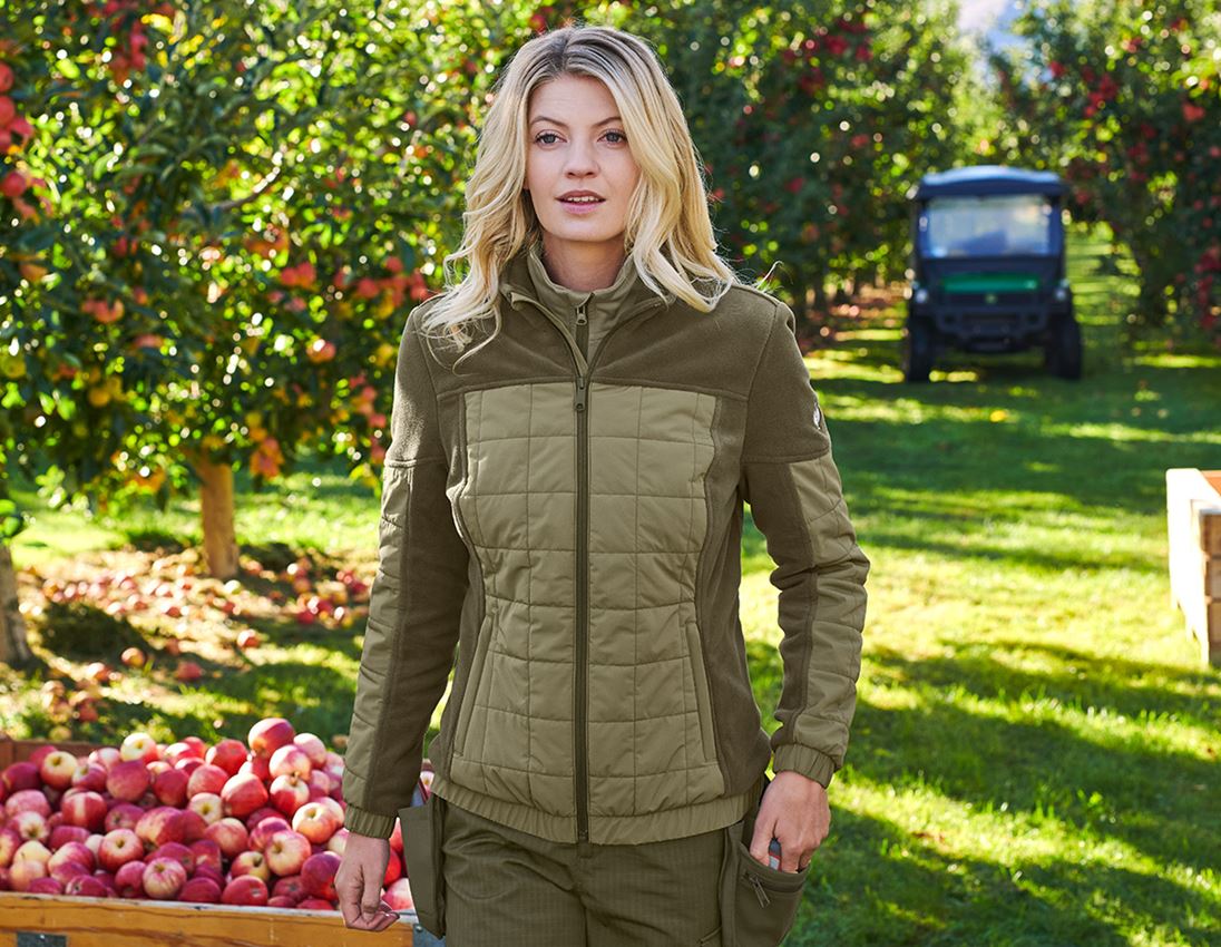 Hybrid Fleecejacke e.s.concrete, Damen