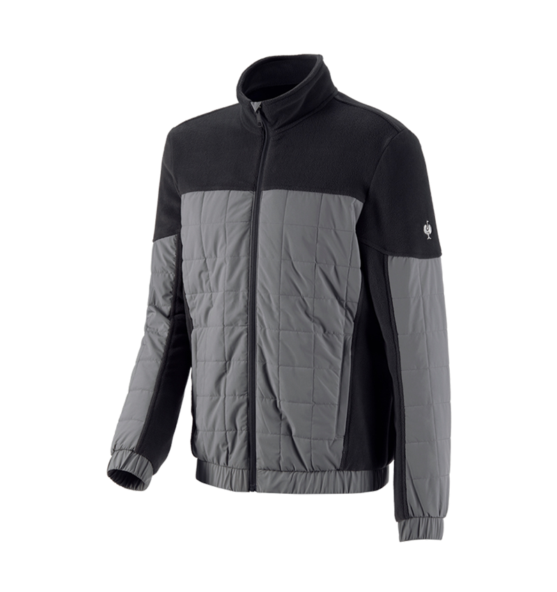 Hybrid Fleecejacke e.s.concrete
