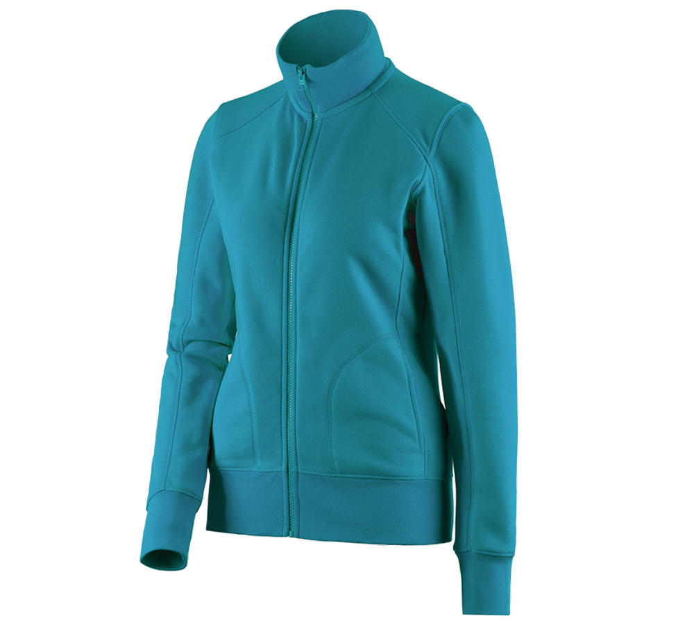 e.s. Sweatjacke poly cotton, Damen