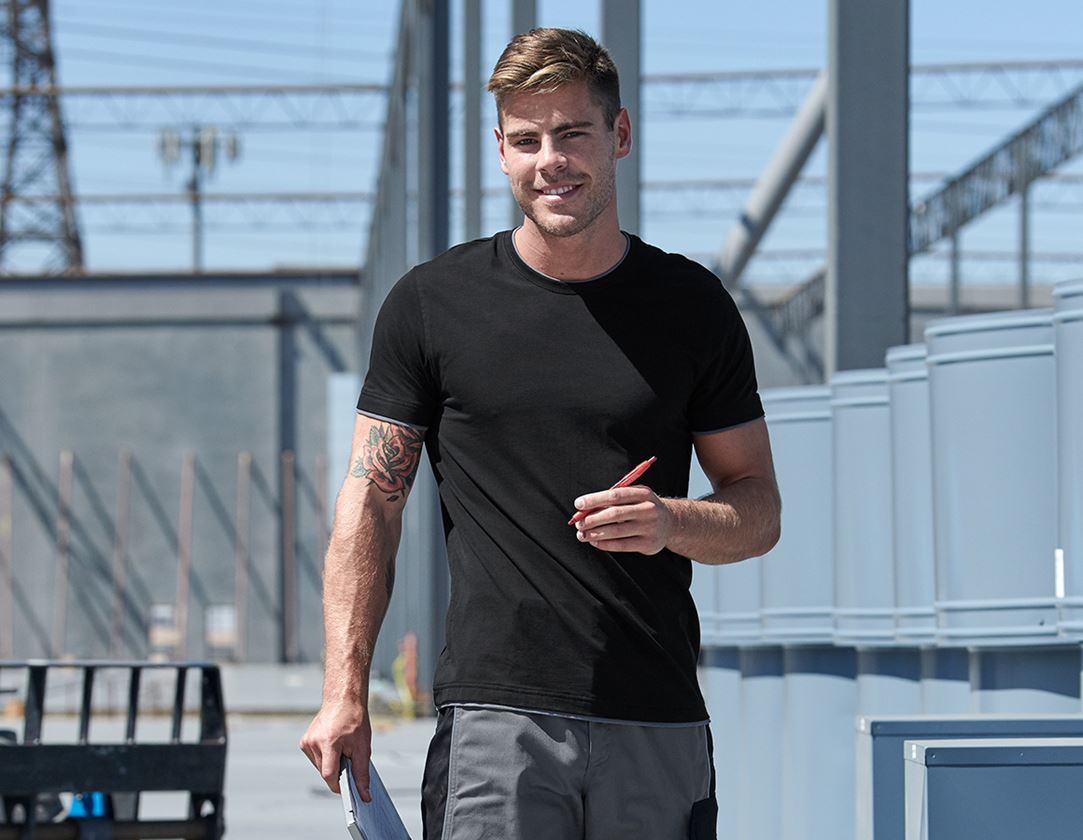 e.s. T-Shirt cotton stretch Layer