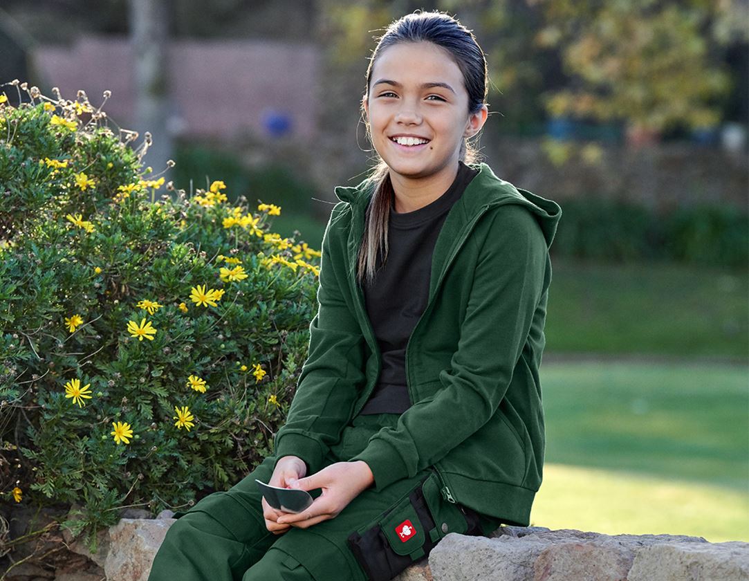 e.s. Hoody-Sweatjacke cotton stretch, Kinder