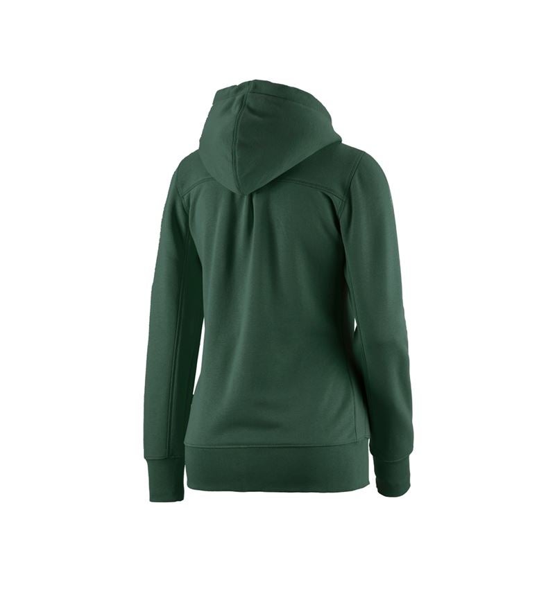 e.s. Hoody-Sweatjacke poly cotton, Damen