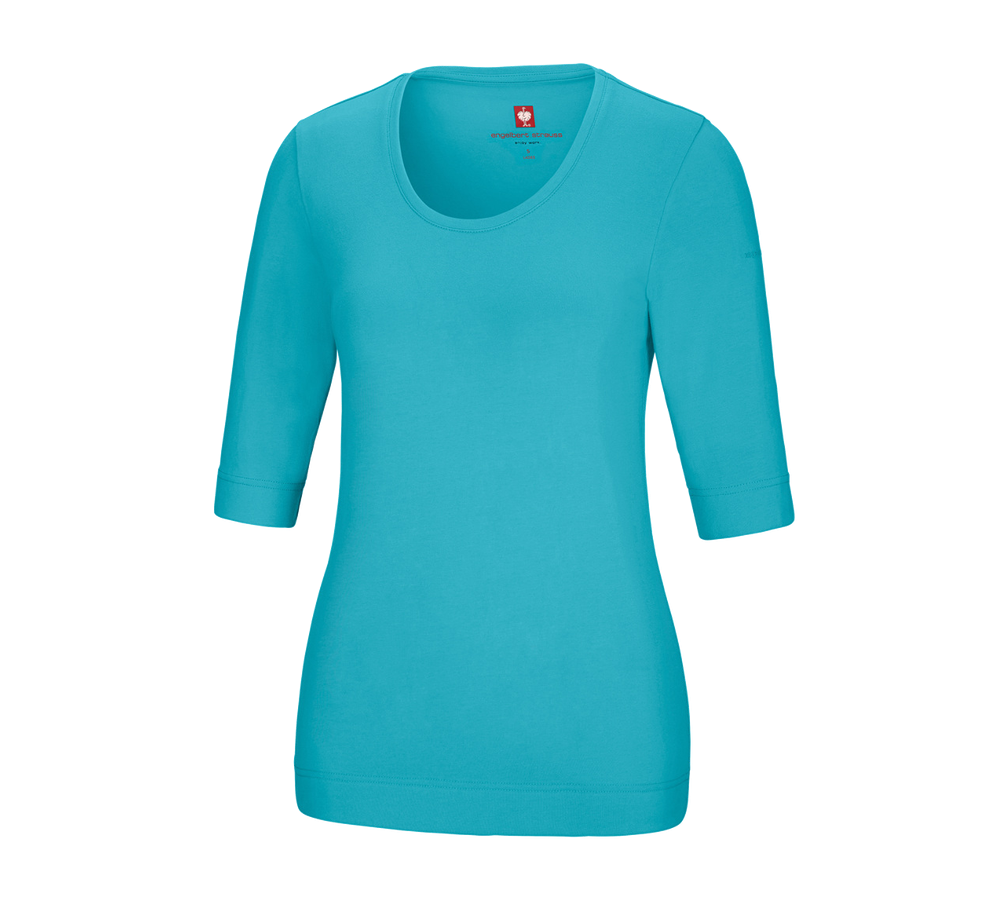 e.s. Shirt 3/4-Arm cotton stretch, Damen