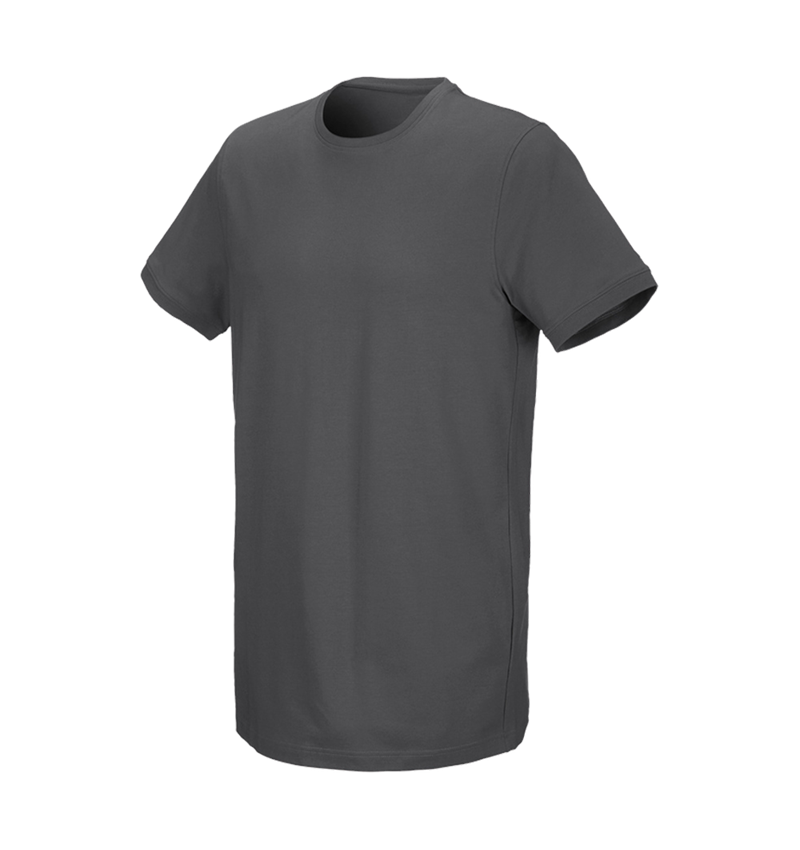 e.s. T-Shirt cotton stretch, long fit
