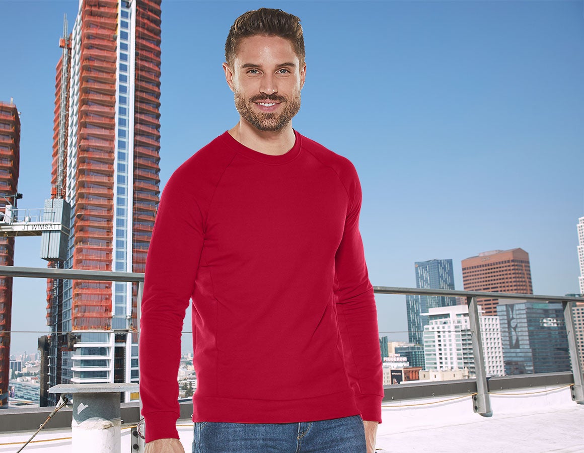e.s. Sweatshirt cotton stretch