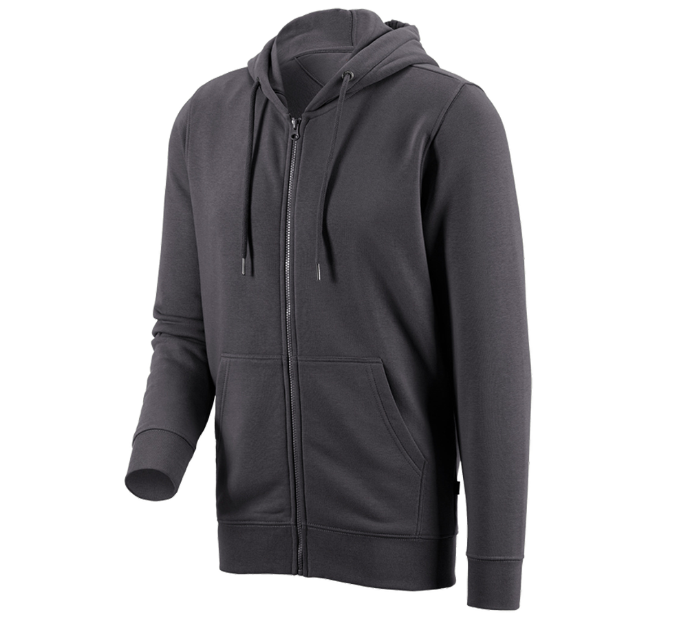 e.s. Hoody-Sweatjacke poly cotton