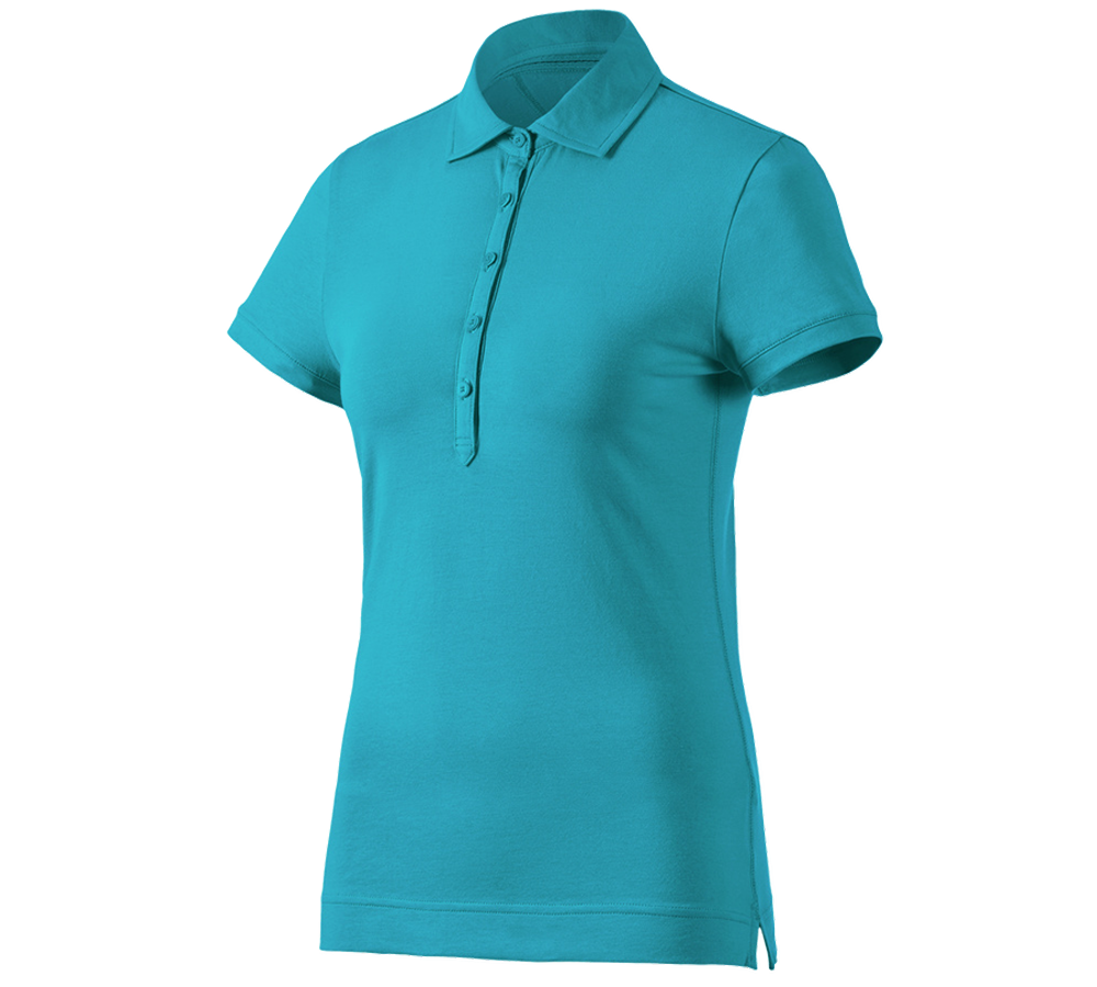 e.s. Polo-Shirt cotton stretch, Damen