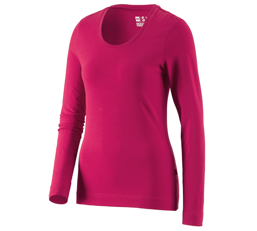 e.s. Longsleeve cotton stretch, Damen