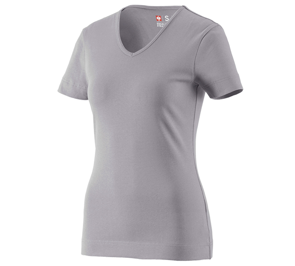 e.s. T-Shirt cotton V-Neck, Damen