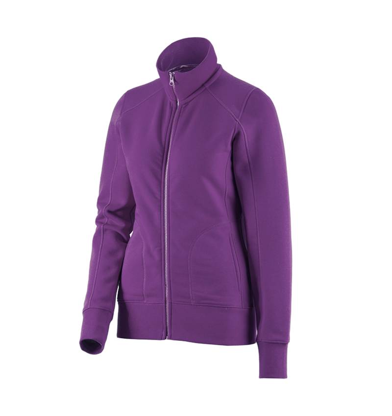 e.s. Sweatjacke poly cotton, Damen