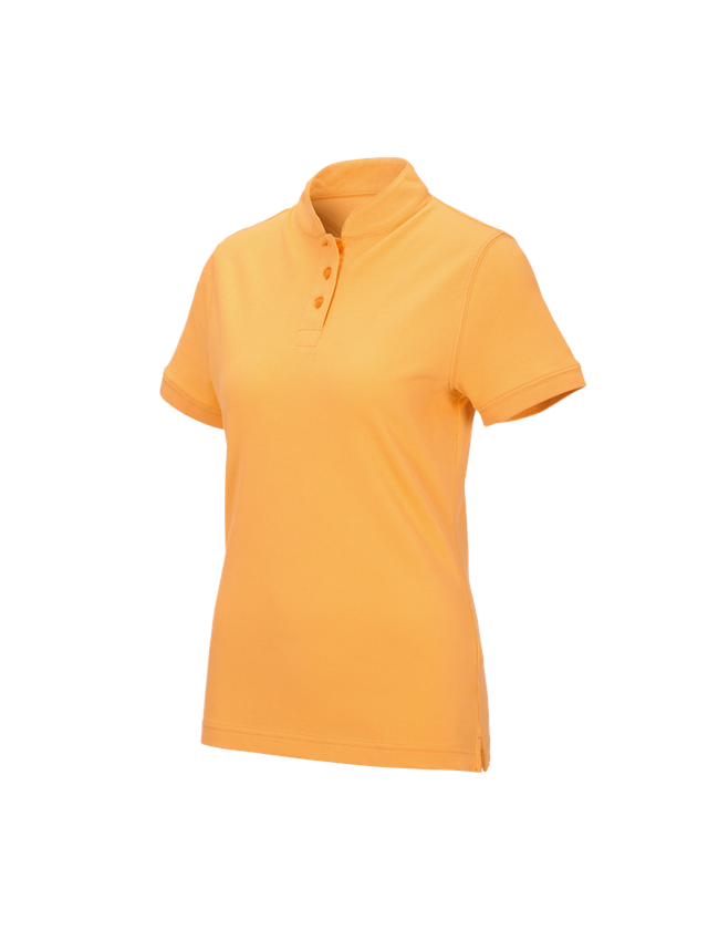 e.s. Polo-Shirt cotton Mandarin, Damen