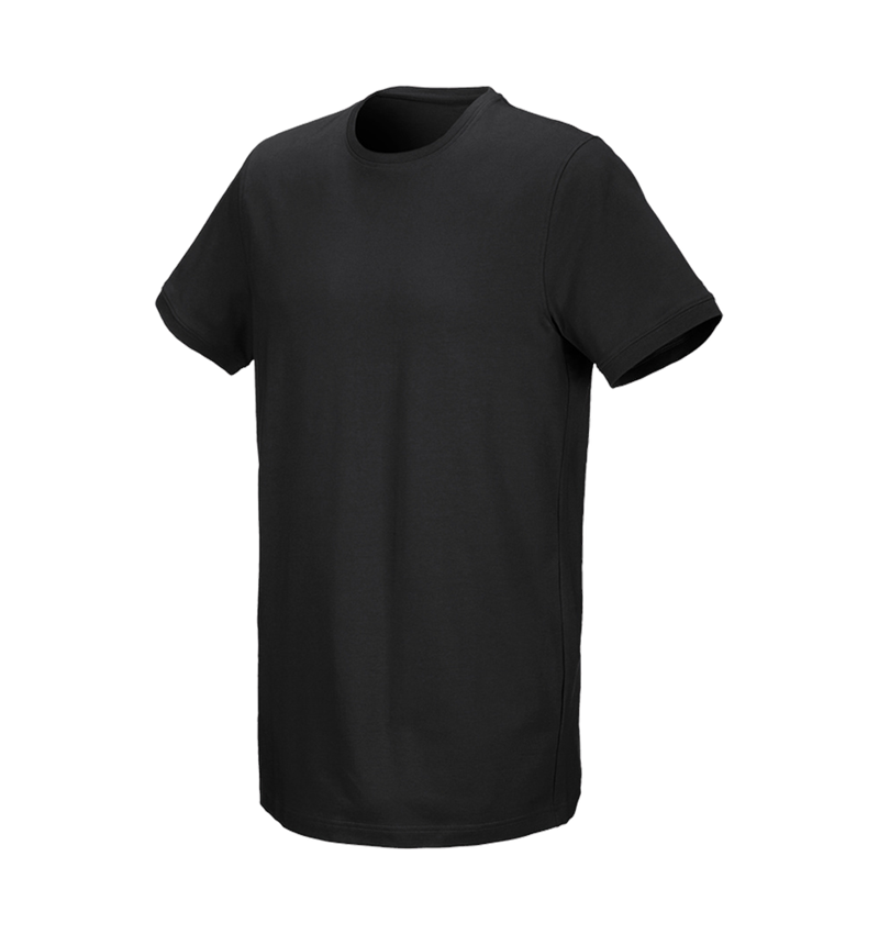 e.s. T-Shirt cotton stretch, long fit