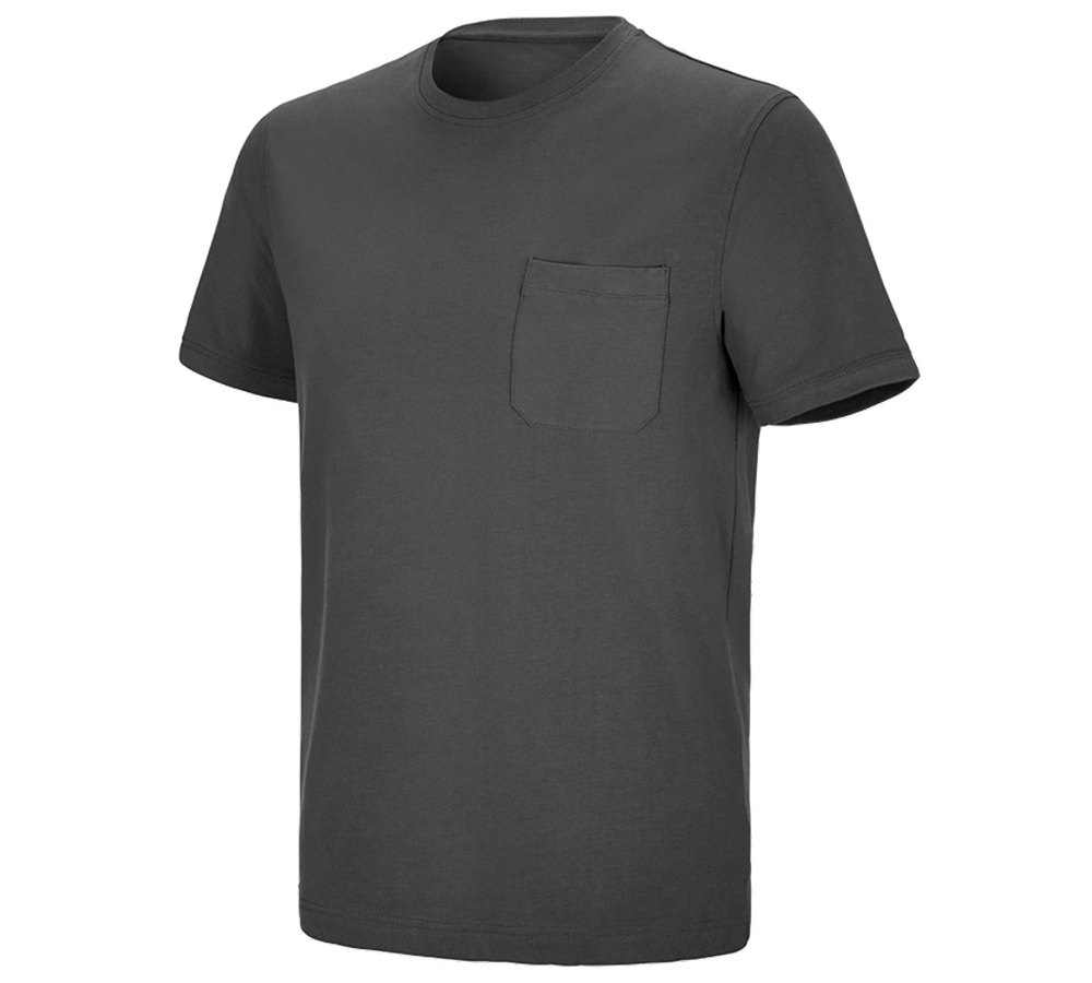 e.s. T-Shirt cotton stretch Pocket