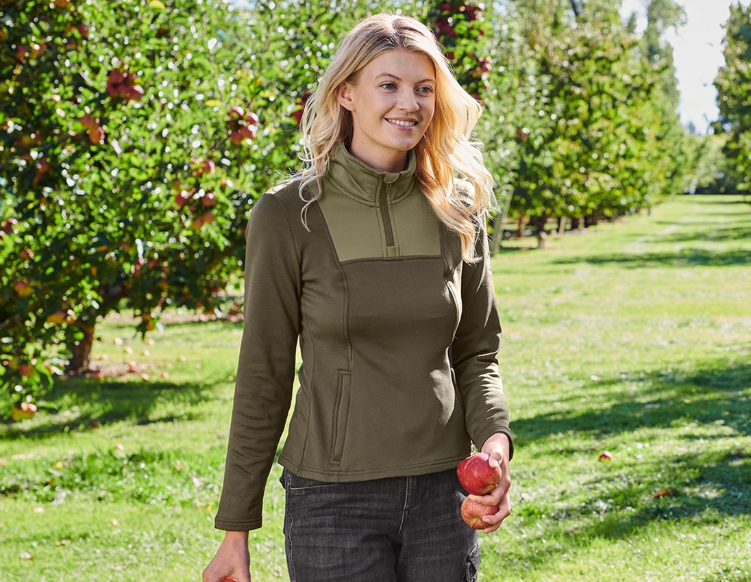 Funktions-Troyer thermo stretch e.s.concrete,Damen