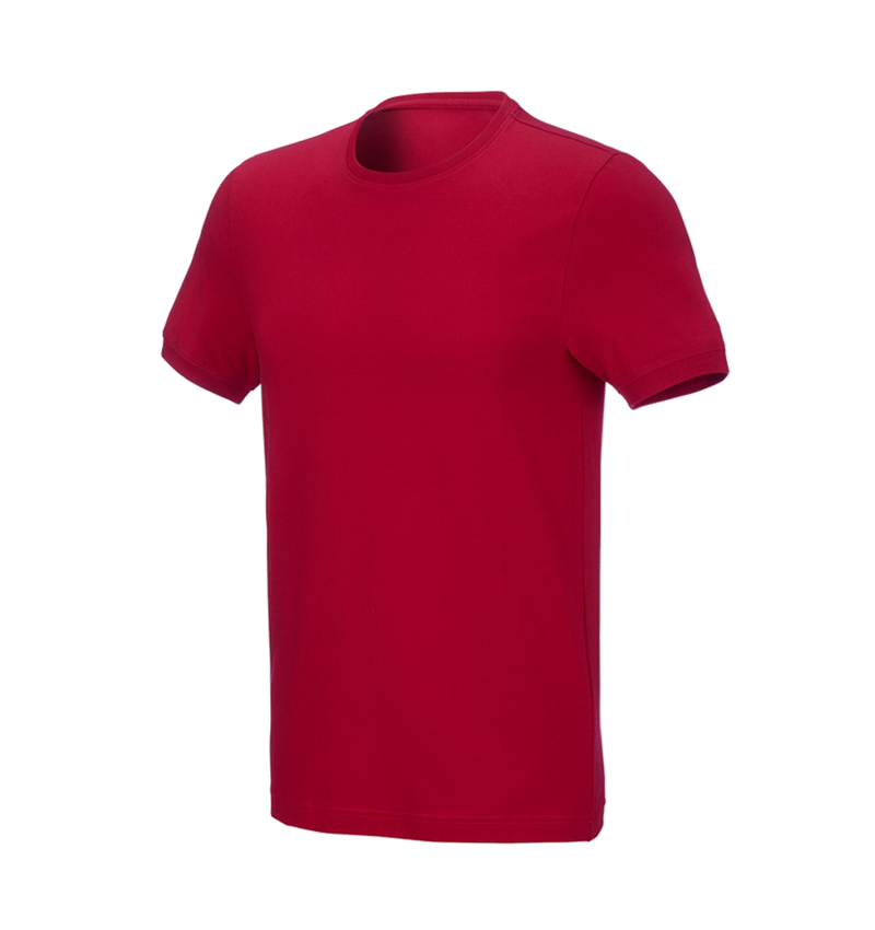 e.s. T-Shirt cotton stretch, slim fit