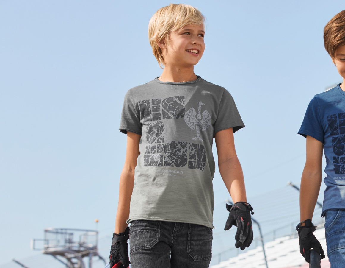 e.s. T-Shirt denim workwear, Kinder