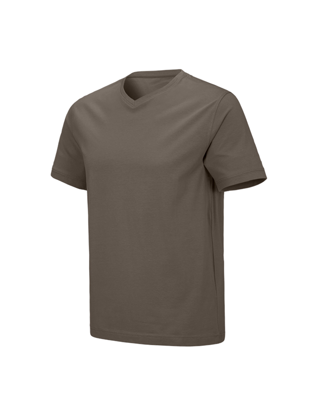 e.s. T-Shirt cotton stretch V-Neck