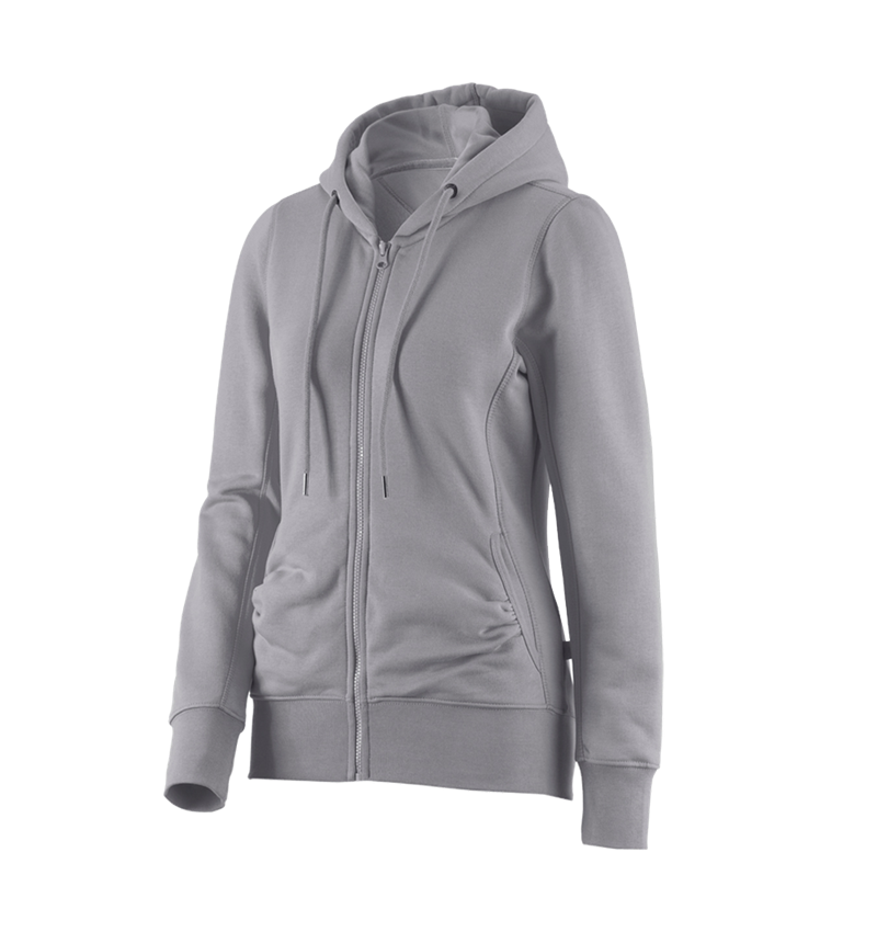 e.s. Hoody-Sweatjacke poly cotton, Damen