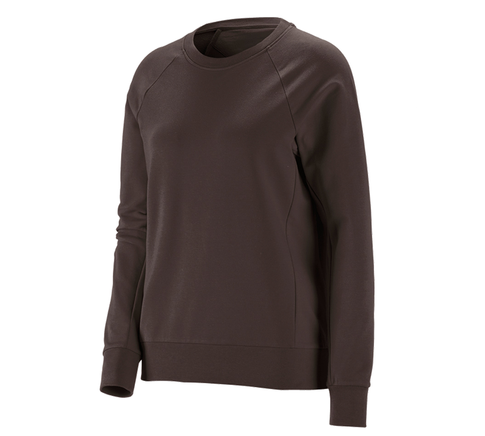 e.s. Sweatshirt cotton stretch, Damen