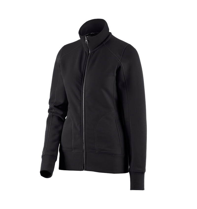 e.s. Sweatjacke poly cotton, Damen