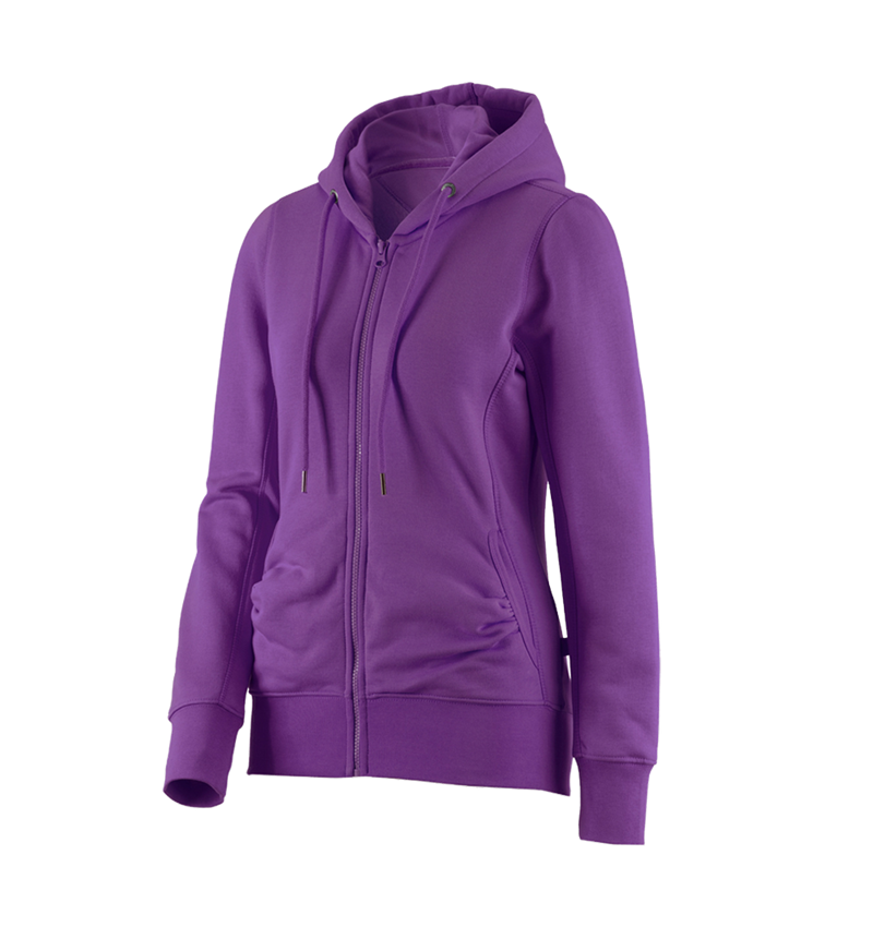 e.s. Hoody-Sweatjacke poly cotton, Damen