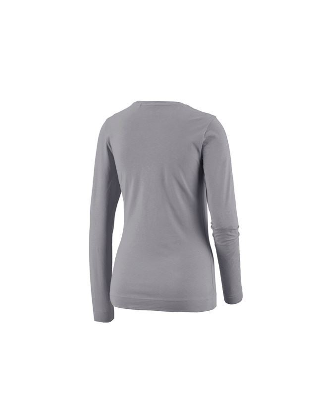 e.s. Longsleeve cotton stretch, Damen