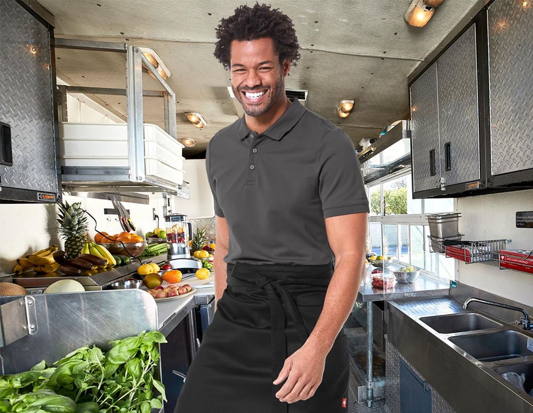 e.s. Piqué-Polo cotton stretch