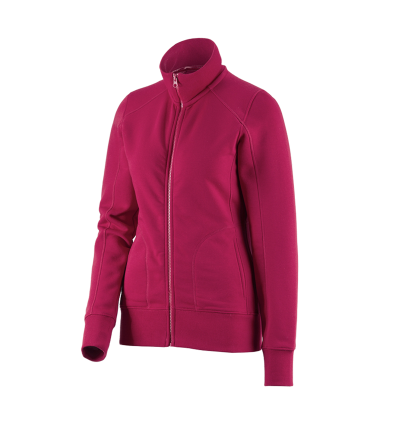 e.s. Sweatjacke poly cotton, Damen