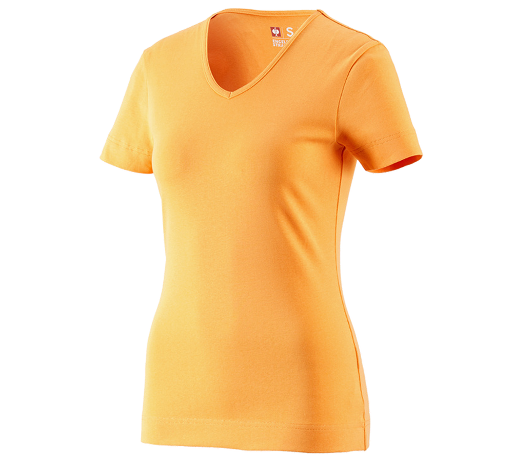 e.s. T-Shirt cotton V-Neck, Damen