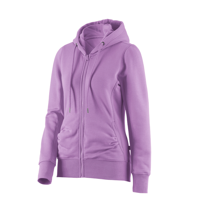 e.s. Hoody-Sweatjacke poly cotton, Damen