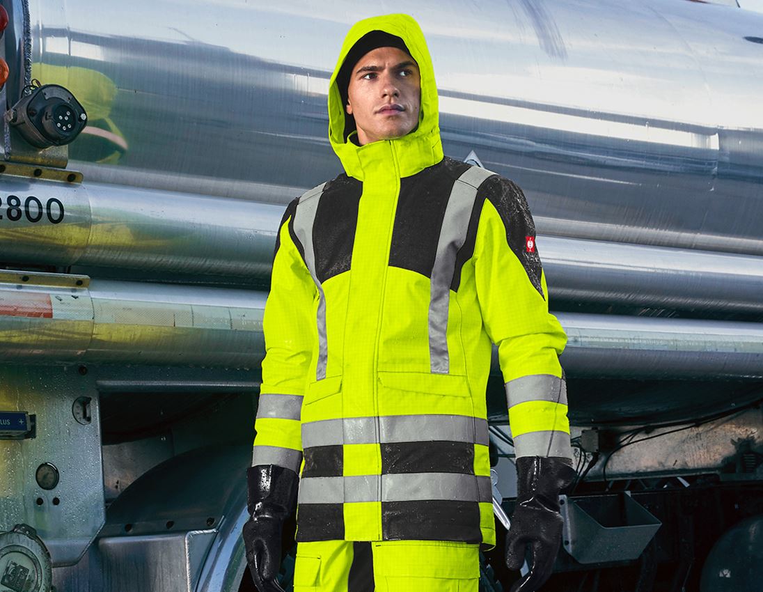 e.s. Wetterschutzparka multinorm high-vis