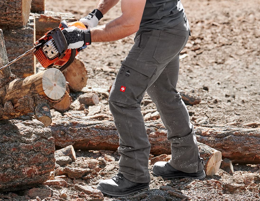 Forst-Schnittschutz Bundhose e.s.cotton touch