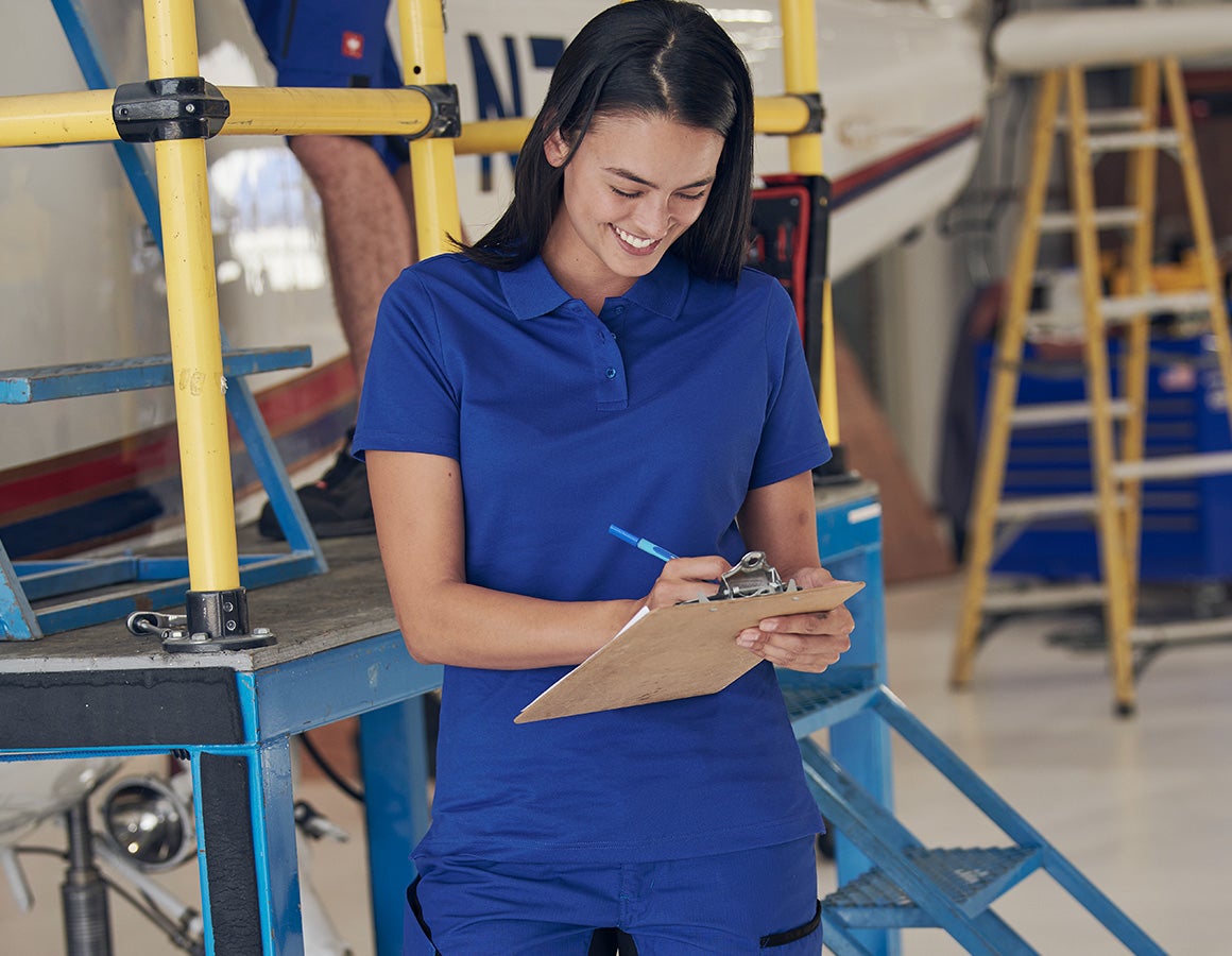 e.s. Funktions Polo-Shirt poly cotton, Damen