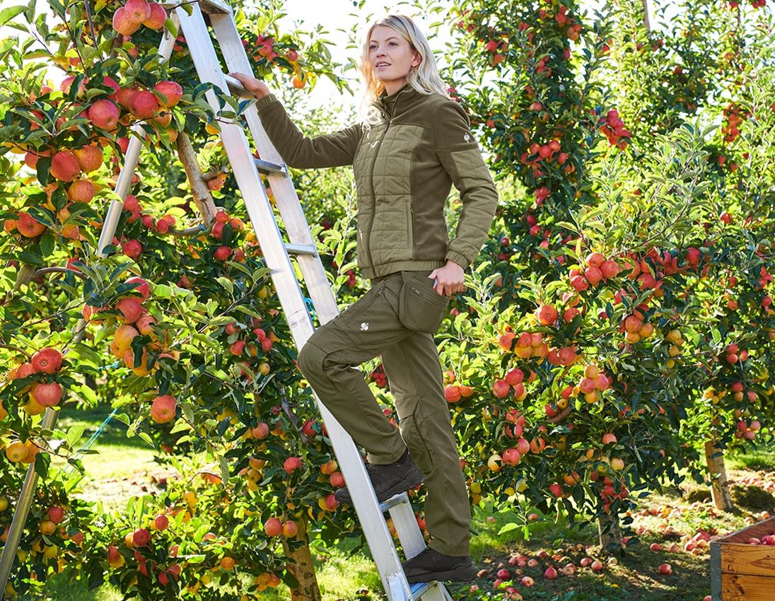 Hybrid Fleecejacke e.s.concrete, Damen