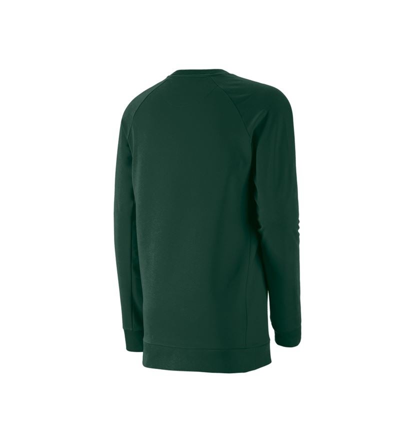 e.s. Sweatshirt cotton stretch, long fit