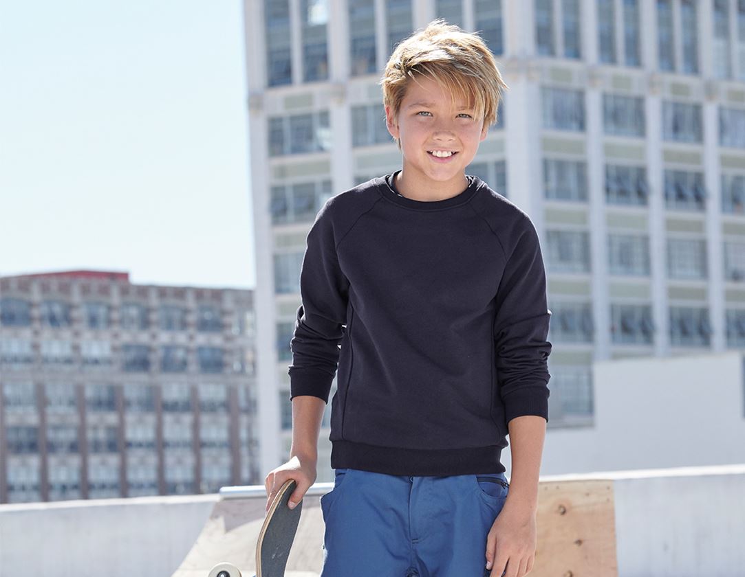 e.s. Sweatshirt cotton stretch, Kinder