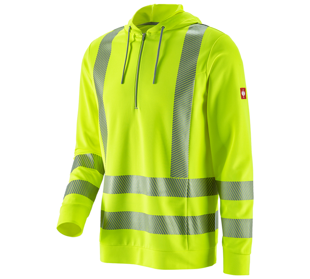 e.s. Warnschutz Funktions Hoody-Longsleeve UV
