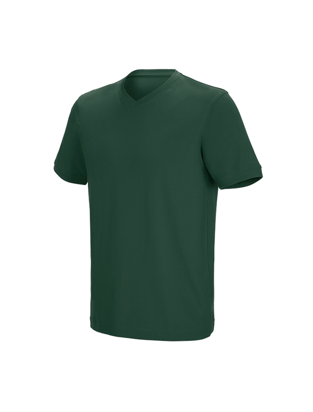 e.s. T-Shirt cotton stretch V-Neck