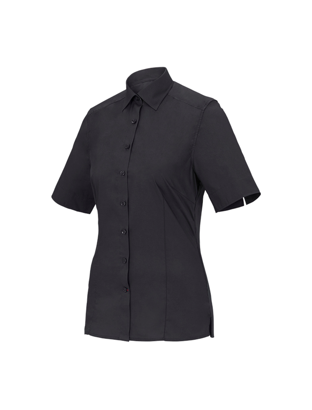 Business Bluse e.s.comfort, kurzarm