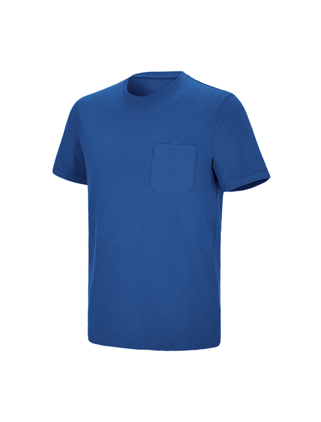 e.s. T-Shirt cotton stretch Pocket