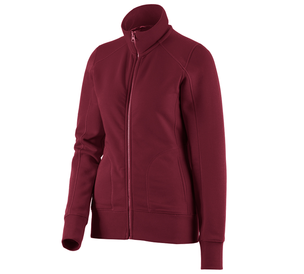 e.s. Sweatjacke poly cotton, Damen