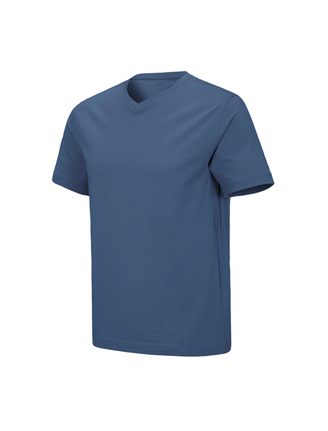e.s. T-Shirt cotton stretch V-Neck