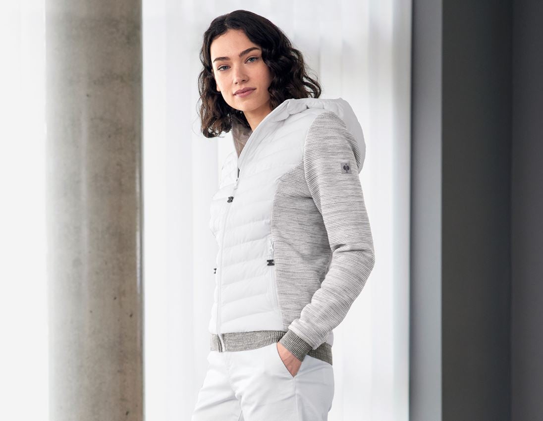 Hybrid Kapuzenstrickjacke e.s.motion ten, Damen