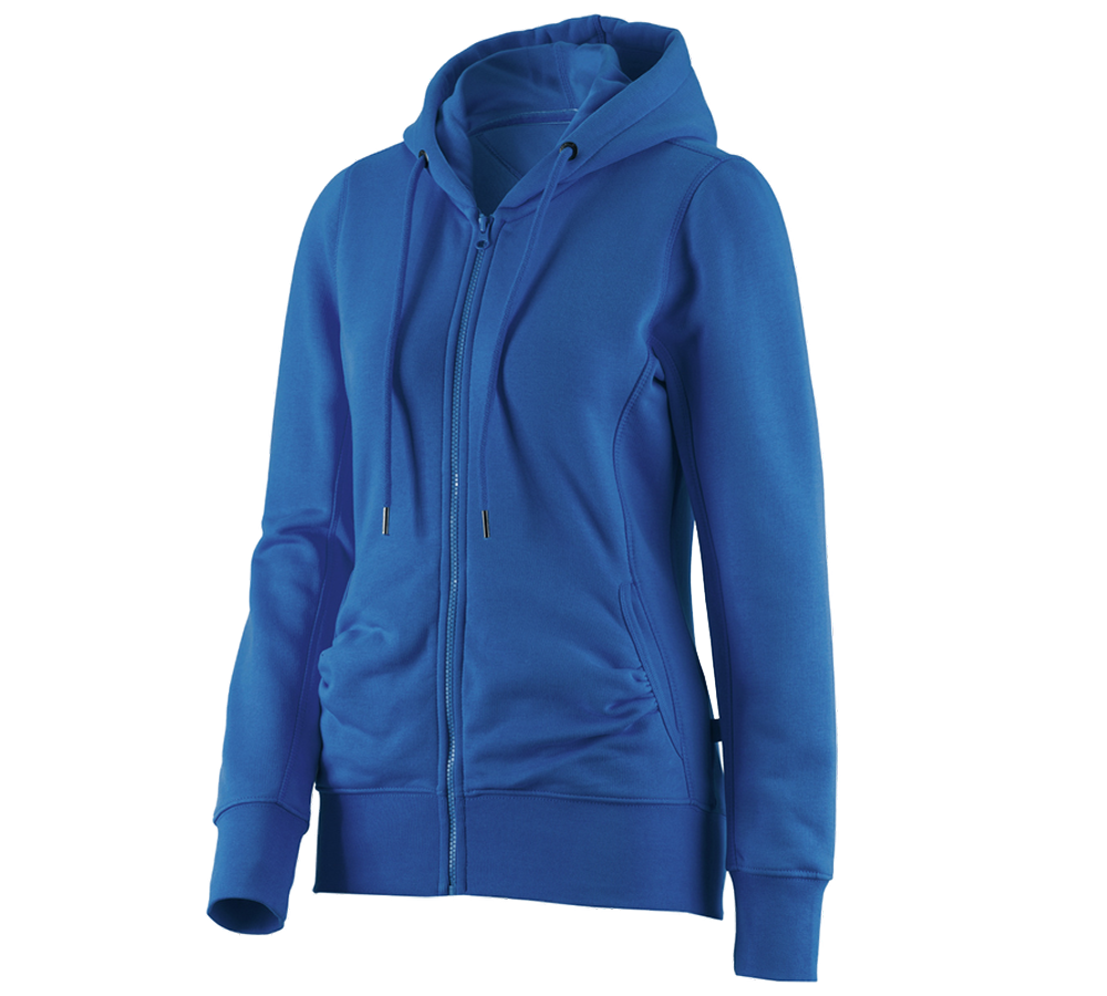 e.s. Hoody-Sweatjacke poly cotton, Damen