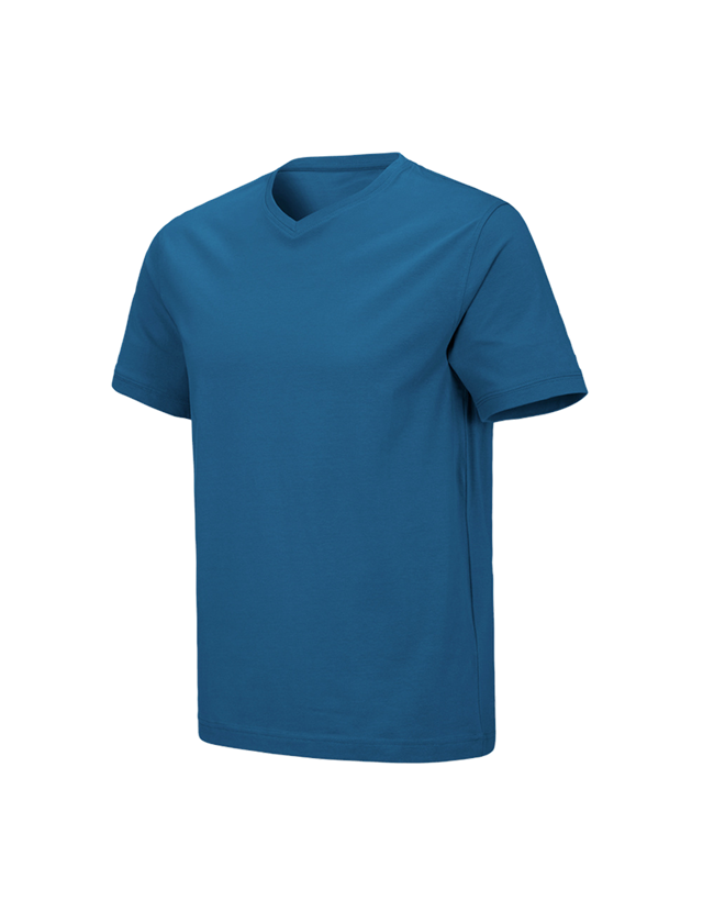 e.s. T-Shirt cotton stretch V-Neck