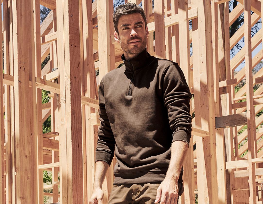 e.s. ZIP-Sweatshirt poly cotton