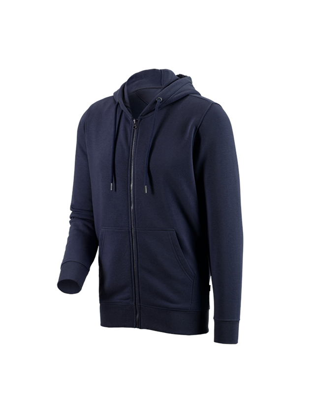 e.s. Hoody-Sweatjacke poly cotton